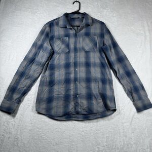 Travis Mathew Plaid Long Sleeve Button Up‎ Men's Size Medium